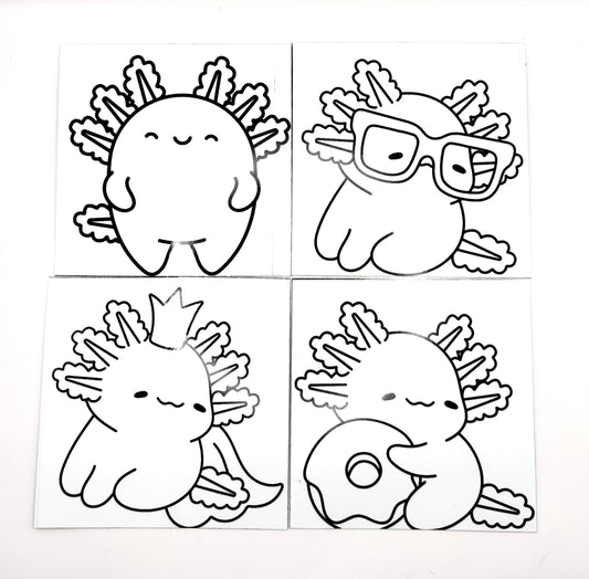 Dry-erase vinyl magnet sets